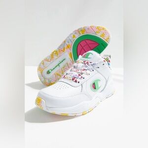 NIB RARE CHAMPION X SUSAN ALEXANDRA SNEAKER COLLAB SIZE 6🍏🩷🍬💛🍓🩵🍉🧡🍋💚🍒